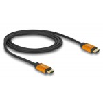 DELOCK καλώδιο HDMI 85727, 8K/60Hz, 48 Gbps, eARC, HDR, 1m, μαύρο