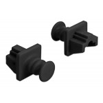 DELOCK κάλυμμα προστασίας για θύρα RJ45 86176, μαύρο, 10τμχ