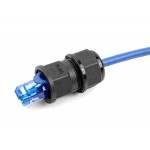 DELOCK σύνδεσμος για RJ45 86995, αδιάβροχος IP67, μαύρος