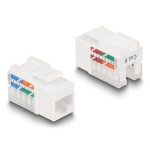 DELOCK σετ βάση Keystone 87104 με 3x Keystone module, RJ45/RJ11 Cat.6