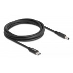 DELOCK καλώδιο τροφοδοσίας 87974, USB-C σε Dell 4.5x3mm, 1.5m, μαύρο