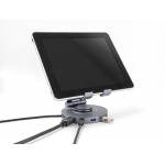 DELOCK docking station 88017 με βάση tablet, 8 θυρών, 60W PD, 4K, γκρι