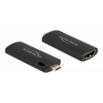 DELOCK αντάπτορας USB Type-C σε HDMI 88309, 4K/30Hz, μαύρος