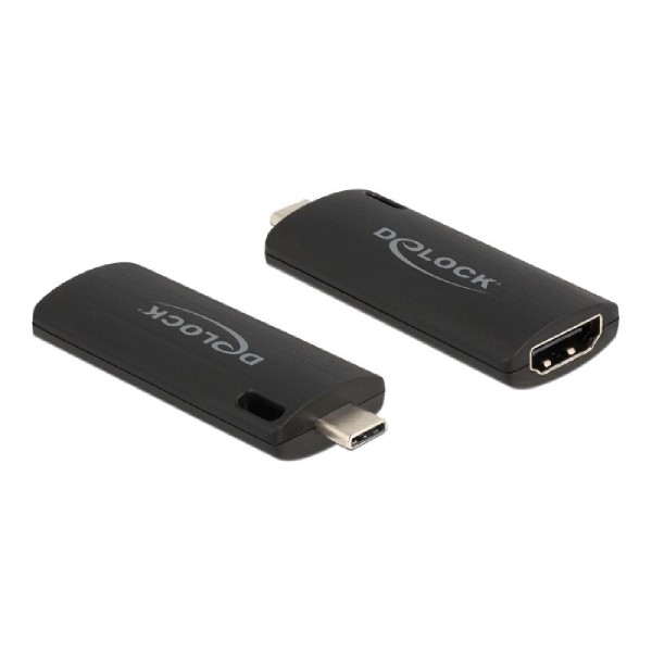 DELOCK αντάπτορας USB Type-C σε HDMI 88309, 4K/30Hz, μαύρος