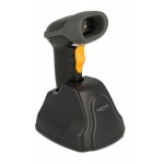 DELOCK barcode scanner 90550, 1D & 2D, ασύρματο, με βάση φόρτισης, μαύρο