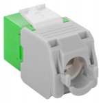 GOOBAY Keystone module RJ45 CAT 6A 90687, UTP, πράσινο