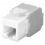 GOOBAY Keystone module RJ45 CAT 6A 90867, UTP, λευκό