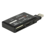 DELOCK card reader USB 3.2 91758 για CF/SD/Micro SD/MS/M2/xD, μαύρο