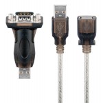 GOOBAY αντάπτορας USB σε RS-232 93128 με καλώδιο USB, 1.5m, διάφανο