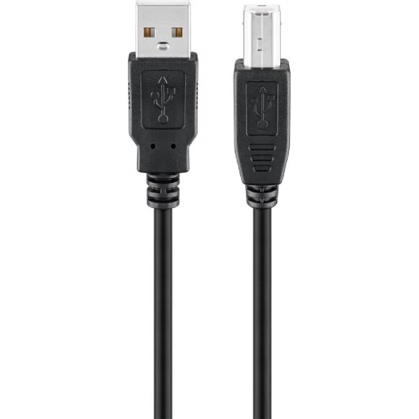 GOOBAY καλώδιο USB 2.0 σε USB Type B 93597, 3m, μαύρο