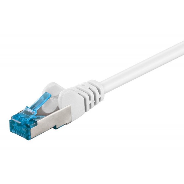 GOOBAY καλώδιο δικτύου 93749, CAT 6A S/FTP, 500 MHz, CU, 2m, λευκό