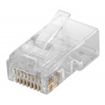 GOOBAY βύσμα RJ45 93828, CAT 6 UTP, διάφανο, 10τμχ