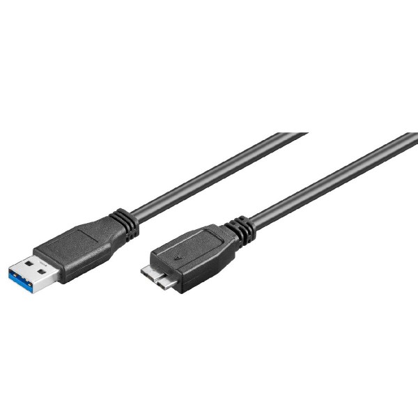 GOOBAY καλώδιο USB 3.0 σε USB 3.0 micro Τype B 95026, 1.8m, μαύρο