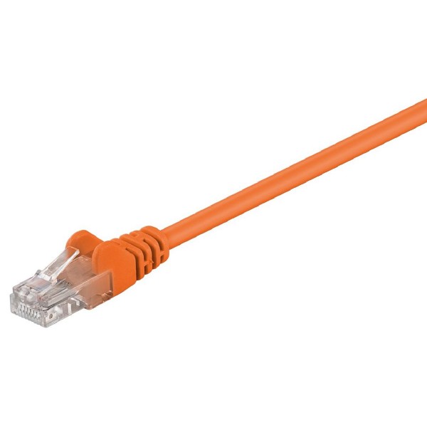 GOOBAY καλώδιο U/UTP CAT5e 95201, CCA AWG 28/7, 0.25m, πορτοκαλί