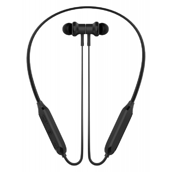 CELEBRAT earphones A19 με μαγνήτη, Bluetooth 5.0, 10mm, μαύρα