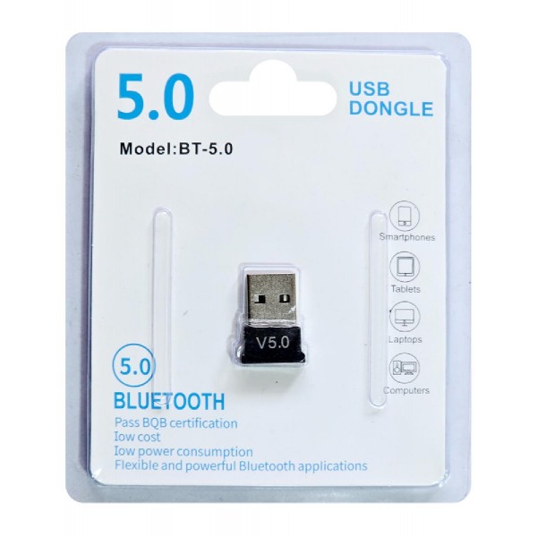 USB αντάπτορας Bluetooth 5.0 AK325A, μαύρος