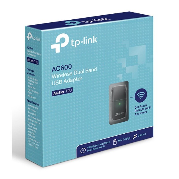 TP-LINK Mini Wireless USB Adapter Archer T2U, Dual Band, Ver. 3.0