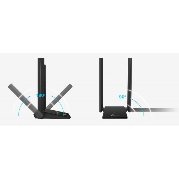 TP-LINK Wireless USB Adapter Archer T4U Plus, AC1300, 2x κεραίες, Ver. 1