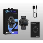 ZEBLAZE smartwatch Ares 3 Plus, heart rate, 1.43" AMOLED, IP68, μαύρο