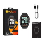 ZEBLAZE smartwatch Ares GPS, heart rate, 1.75" IPS, GPS, 3 ATM, μαύρο