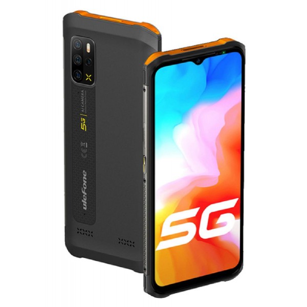 ULEFONE smartphone Armor 12 5G, 6.52", 8/128GB, IP68/IP69K, πορτοκαλί