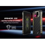 ULEFONE smartphone Armor 22, 6.58", 8GB, 128GB, 6600mAh, μαύρο