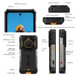 ULEFONE smartphone Armor 26 Ultra WT, 6.78" 12/512GB, 5G 15600mAh, μαύρο