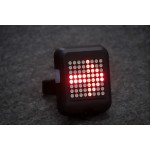 Έξυπνος οπίσθιος φωτισμός ποδηλάτου BIKE-0034, LED, μπαταρία, USB, μαύρο