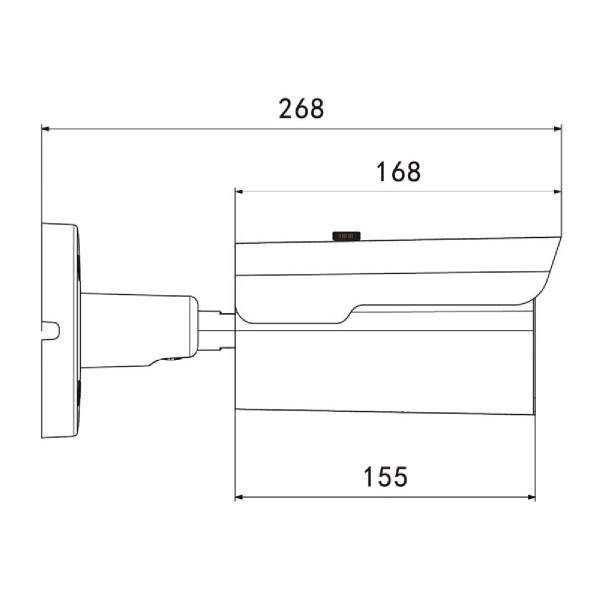 LONGSE IP κάμερα BMMBFG400WH, 2.8mm, 4MP, αδιάβροχη IP67, PoE