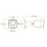 LONGSE IP κάμερα BMSAGC400WH, 2.8mm, 4MP, αδιάβροχη IP67, PoE