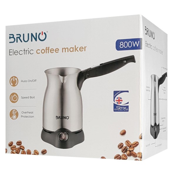 BRUNO ηλεκτρικό μπρίκι BRN-0041, 800W, 300ml, STRIX technology