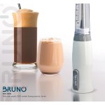 BRUNO Μιξεράκι χειρός BRN-0090, 25W, καπάκι δοσομετρητής, λευκό