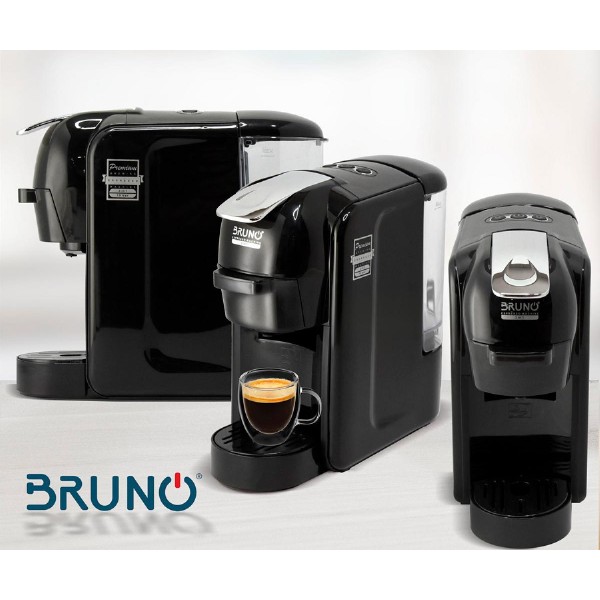 BRUNO καφετιέρα espresso 3 σε 1 BRN-0124, 1450W, 19 bar, μαύρη