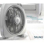 BRUNO ανεμιστήρας Box Fan BRN-0184, επιτραπέζιος/δαπέδου, 38W 32cm, γκρι