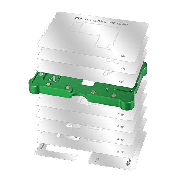 JLY βάση επισκευής motherboard BST-1023APLUS για iPhone, με BGA stencils