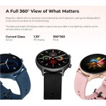 ZEBLAZE smartwatch Btalk 2 Lite, heart rate, 1.39" IPS, IP68, μαύρο