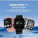 ZEBLAZE smartwatch Btalk Plus, heart rate, 2.03" IPS, IP68, μαύρο