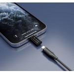 CELEBRAT αντάπτορας Lightning σε USB-C CA-03, 2A, 480Mbps, μαύρος