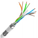 POWERTECH καλώδιο S/FTP Cat 6 CAB-N297, CCA 24AWG, PVC, 100m, γκρι