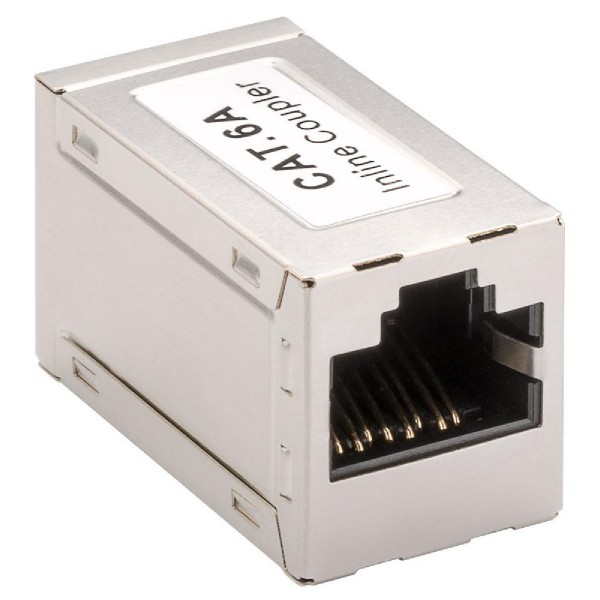 POWERTECH σύνδεσμος RJ45 Cat 6A CAB-N324, 500MHz, PoE+, ασημί