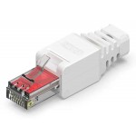 POWERTECH βύσμα δικτύου RJ45 CAB-N350, CAT 6A UTP, tool-free, λευκό