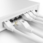 POWERTECH καλώδιο δικτύου CAB-N378, Cat 6 U/UTP, CCA, 250Hz, 0.50m, λευκό