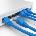 POWERTECH καλώδιο δικτύου CAB-N391, Cat 6 U/UTP, CCA, 250Hz, 1m, μπλε