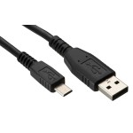 POWERTECH καλώδιο USB σε Micro USB CAB-U129, 8mm tip, 1.5m, μαύρο