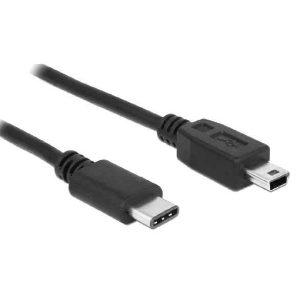 POWERTECH καλώδιο USB-C σε USB Mini CAB-UC079, 1.5m, μαύρο