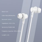 CELEBRAT earphones με μικρόφωνο G19, 3.5mm, 1.2m, λευκά