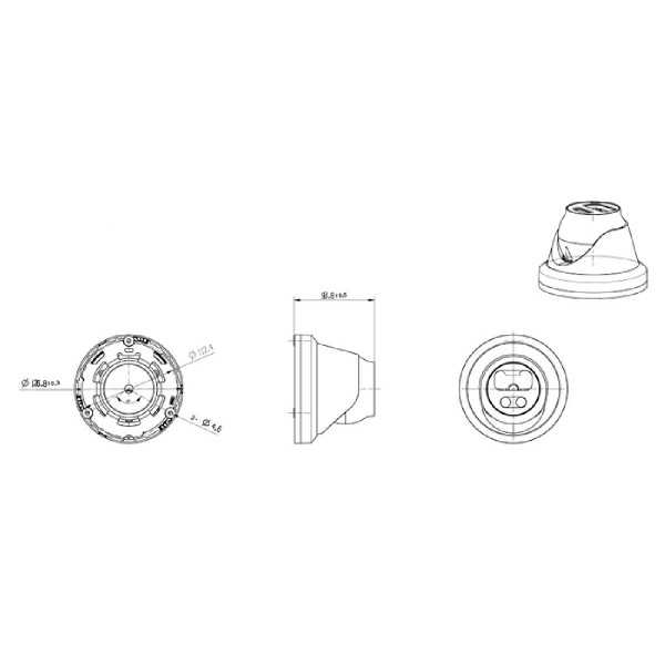 LONGSE IP κάμερα CMSCKL800, 2.8mm, 8MP, 1/2.8" Sony, αδιάβροχη IP67, PoE