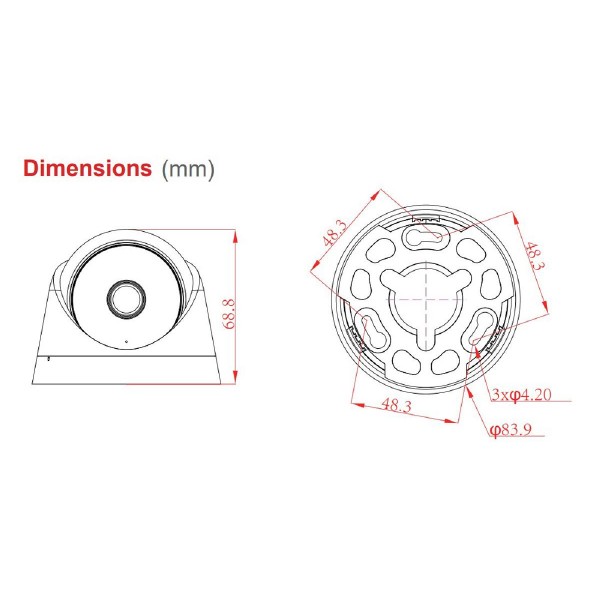 LONGSE υβριδική κάμερα CPSATHC200FPE, 2.8mm, 5MP, AOC, IR έως 20m