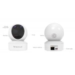 VSTARCAM smart κάμερα CS49D, 3MP, dual lens, WiFi, PTZ, SD