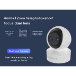 VSTARCAM smart κάμερα CS49D, 3MP, dual lens, WiFi, PTZ, SD